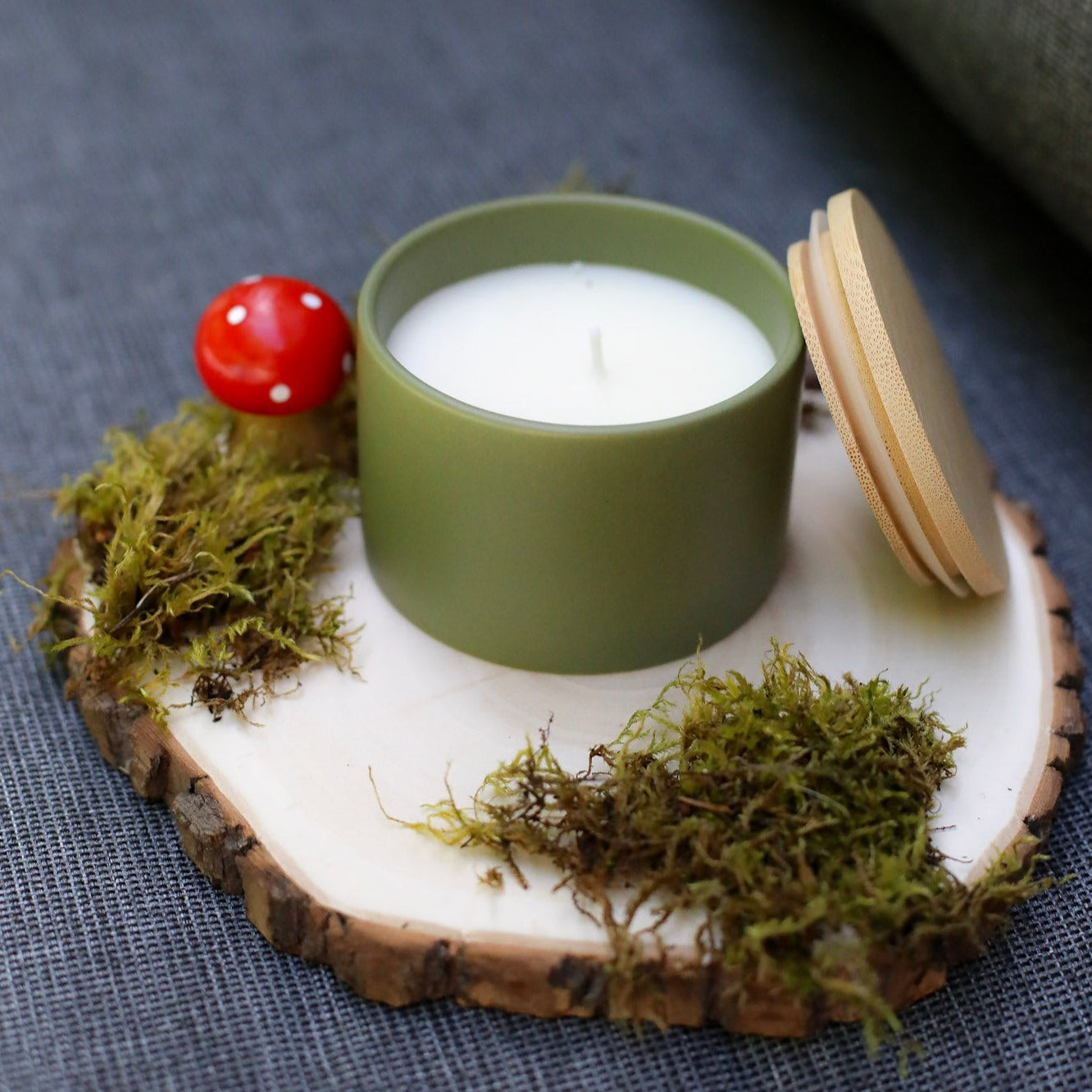 Moss Green Mini Ceramic Tumbler