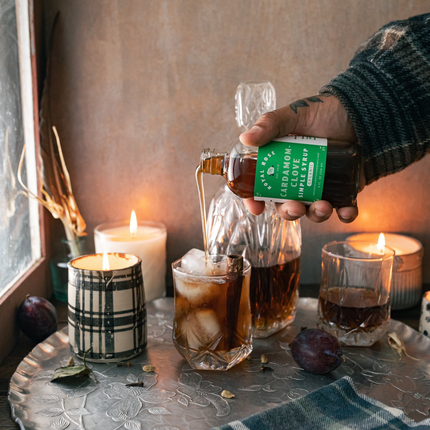 Cardamom Clove Simple Syrup