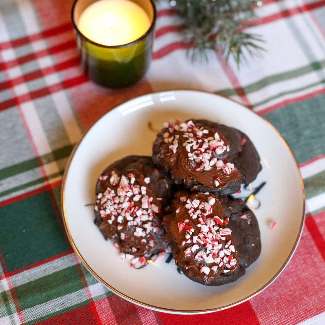 Chocolate Peppermint Cookies