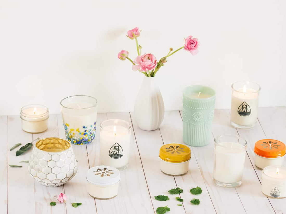 bridge nine candle co., handmade candle, organic candle, portland candle, soy candle