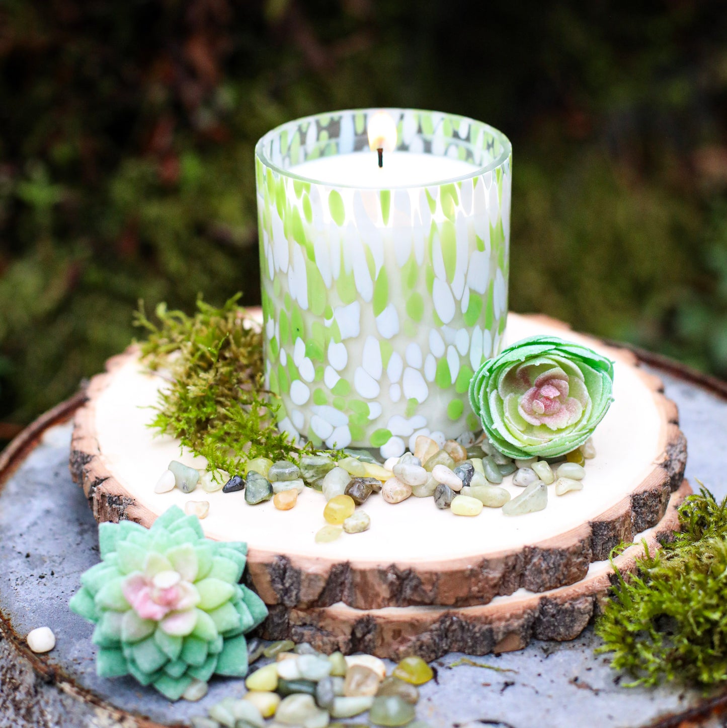 Green Confetti Tumbler