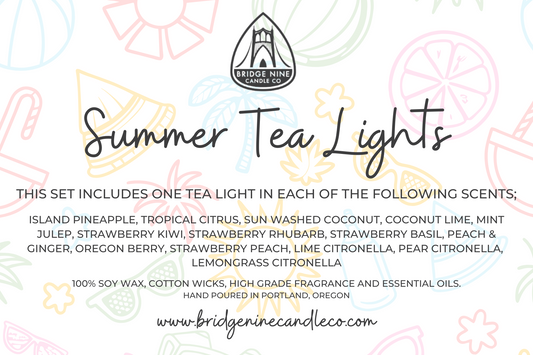 Summer Tea Light Sampler Pack